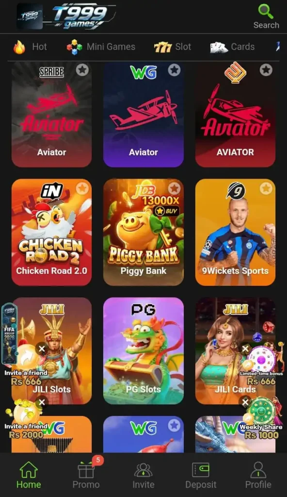 Game interface
