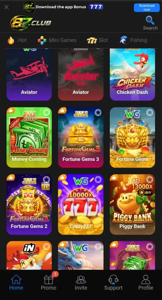 Game interface
