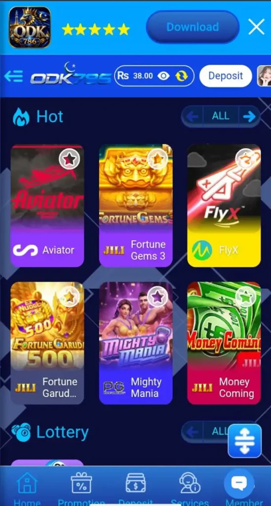 odk786 game